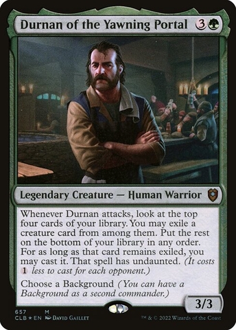 Magic: The Gathering - Commander Legends: Battle for Baldur's Gate - Durnan of the Yawning Portal (657) Foil