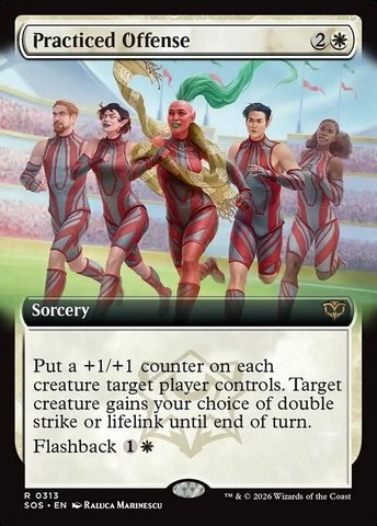 Magic: The Gathering - Secrets of Strixhaven - Practiced Offense (313) Foil