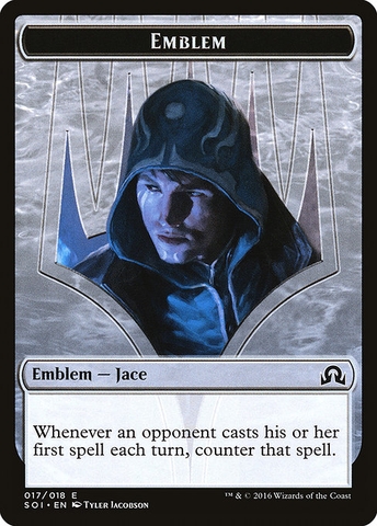 Magic: The Gathering - Shadows over Innistrad Tokens - Jace, Unraveler of Secrets Emblem (17)