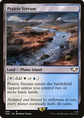 Magic: The Gathering - Warhammer 40,000 Commander - Prairie Stream (290)