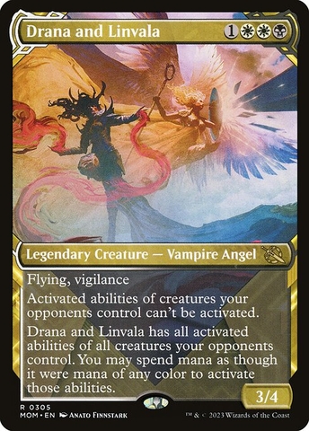 Magic: The Gathering - March of the Machine - Drana and Linvala (305) Foil