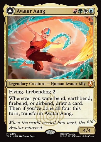 Magic: The Gathering - Avatar: The Last Airbender - Avatar Aang // Aang, Master of Elements (207)