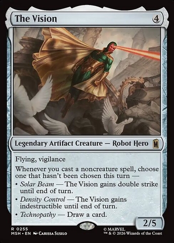 Magic: The Gathering - Marvel Super Heroes - The Vision (255) Foil