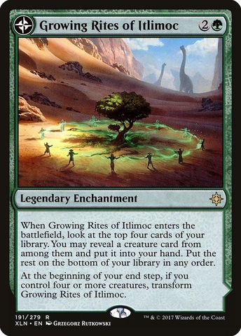 Magic: The Gathering - Ixalan - Growing Rites of Itlimoc // Itlimoc, Cradle of the Sun (191)
