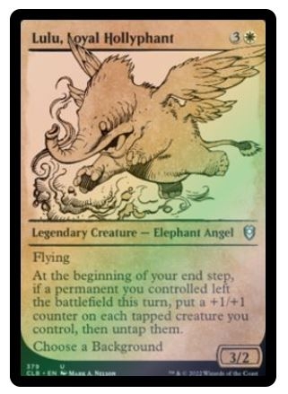 Magic the Gathering - Commander Legends: Battle for Baldur's Gate  - Lulu, Loyal Hollyphant  - FOIL (Showcase)