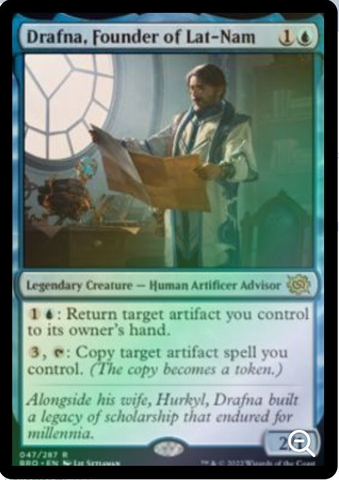 Magic the Gathering - The Brothers' War - Drafna, Founder of Lat-Nam - FOIL