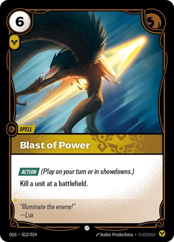 Riftbound TCG - Origins: Proving Grounds - Blast of Power (012/024)