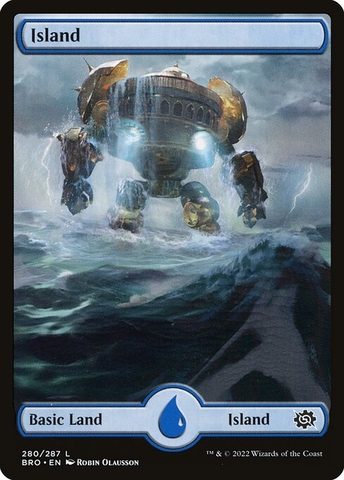 Magic: The Gathering - The Brothers' War - Island (280) Foil