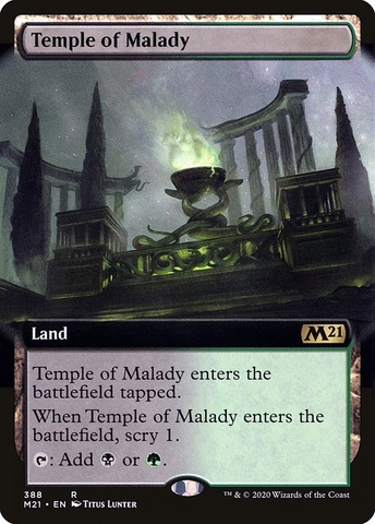 Magic: The Gathering - Core Set 2021 - Temple of Malady (388)