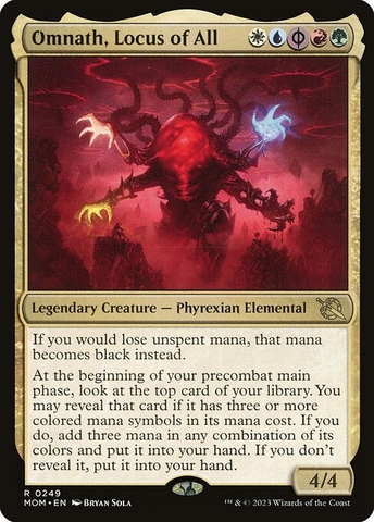 Magic: The Gathering - March of the Machine - Omnath, Locus of All (249)