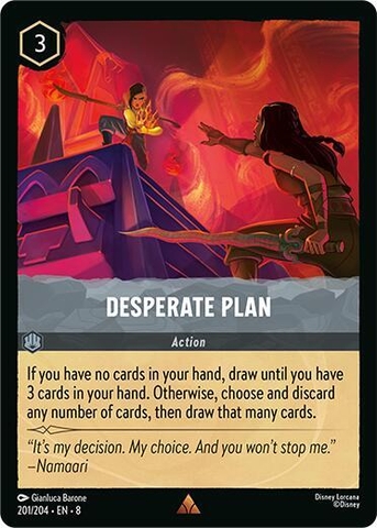 Disney Lorcana ~Reign of Jafar~ Desperate Plan (201/204)