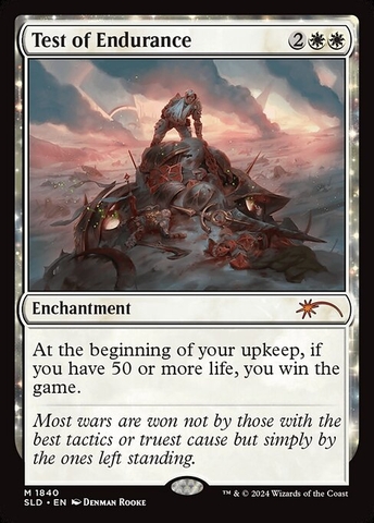 Magic: The Gathering - Secret Lair Drop - Test of Endurance (1840)