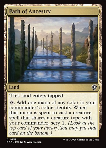 Magic: The Gathering - Lorwyn Eclipsed Commander - Path of Ancestry (158)