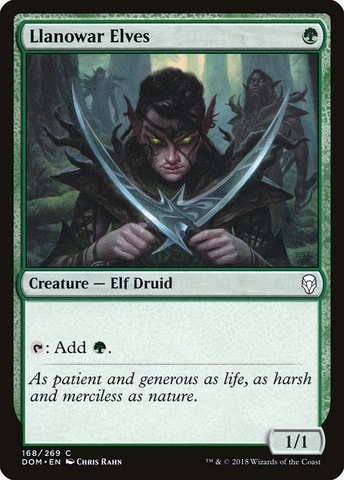 Magic: The Gathering - Dominaria - Llanowar Elves (168)