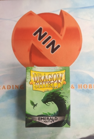 Bọc bài Dragon Shield Sleeve - Matte Standard Size 100 - Emerald