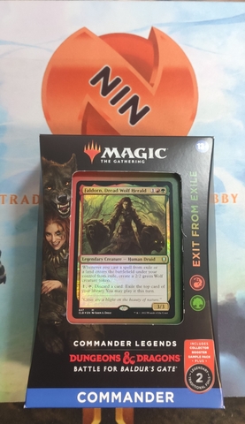 Magic the Gathering - Battle for Baldur’s Gate Commander Deck - Exit from Exile