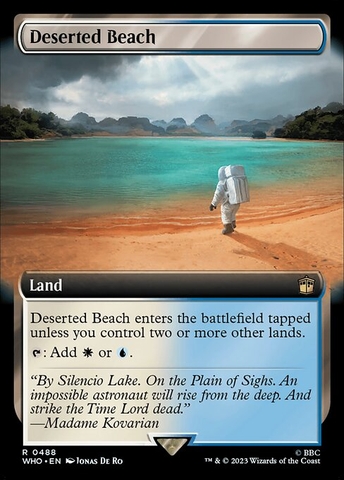 Magic: The Gathering - Doctor Who - Deserted Beach (488) Foil