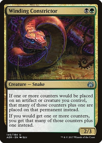Magic: The Gathering - Aether Revolt - Winding Constrictor (140)