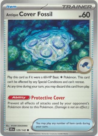 Pokemon TCG - Scarlet & Violet: Stellar Crown - Antique Cover Fossil - Common