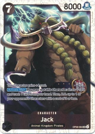 One Piece Card Game - Two Legends (OP-08) - Jack - 084 - Super Rare
