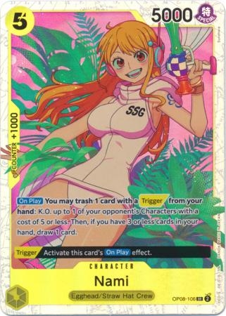One Piece Card Game - Two Legends (OP-08) - Nami - 106 - Super Rare