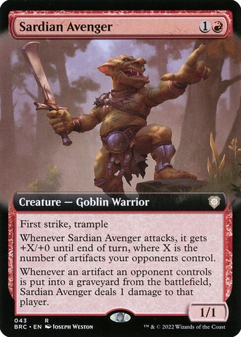 Magic: The Gathering - The Brothers' War Commander - Sardian Avenger (43)