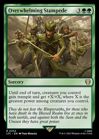 Magic: The Gathering - Tales of Middle-earth Commander - Overwhelming Stampede (254)