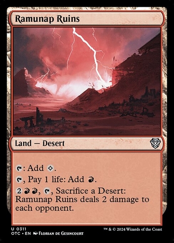 Magic: The Gathering - Outlaws of Thunder Junction Commander - Ramunap Ruins (311)