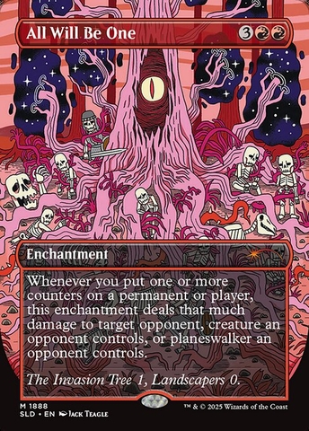 Magic: The Gathering - Secret Lair Drop - All Will Be One (1888) Foil