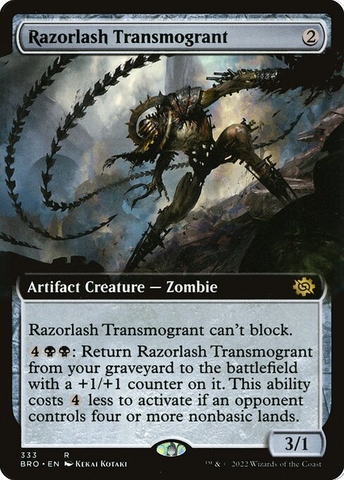Magic: The Gathering - The Brothers' War - Razorlash Transmogrant (333) Foil