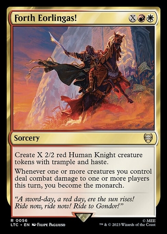 Magic: The Gathering - Tales of Middle-earth Commander - Forth Eorlingas! (56)