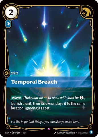 Riftbound TCG - Vendetta - Temporal Breach (066/166) Foil