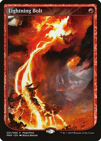Magic: The Gathering - MagicFest 2019 - Lightning Bolt (1)