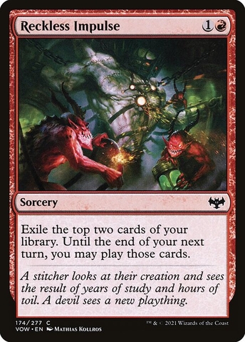 Magic: The Gathering - Innistrad: Crimson Vow - Reckless Impulse (174)
