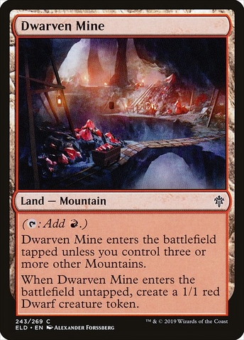 Magic: The Gathering - Throne of Eldraine - Dwarven Mine (243)