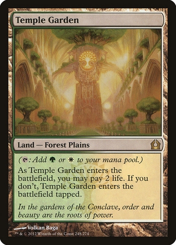 Magic: The Gathering - Return to Ravnica - Temple Garden (248)