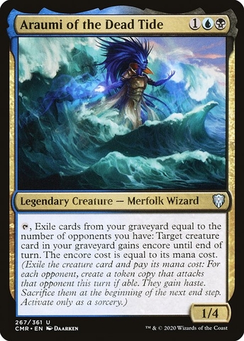 Magic: The Gathering - Commander Legends - Araumi of the Dead Tide (267) Foil