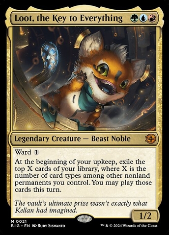 Magic: The Gathering - The Big Score - Loot, the Key to Everything (21) Foil