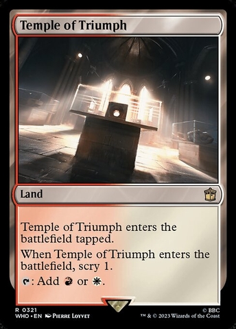 Magic: The Gathering - Doctor Who - Temple of Triumph (321)
