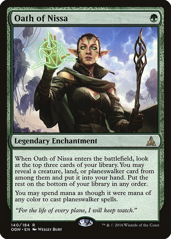 Magic: The Gathering - Oath of the Gatewatch - Oath of Nissa (140)