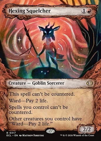 Magic: The Gathering - Lorwyn Eclipsed - Hexing Squelcher (317)