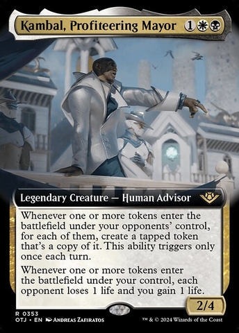 Magic: The Gathering - Outlaws of Thunder Junction - Kambal, Profiteering Mayor (353)
