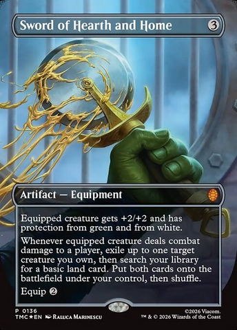 Magic: The Gathering - Teenage Mutant Ninja Turtles Eternal - Sword of Hearth and Home (136) Foil