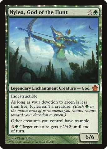 Magic: The Gathering - Theros - Nylea, God of the Hunt (166)