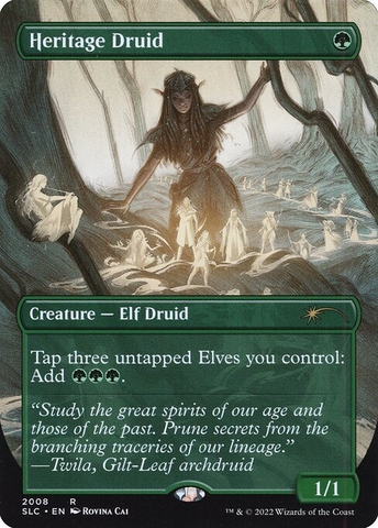 Magic: The Gathering - Secret Lair Countdown - Heritage Druid (2008)