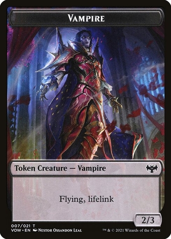 Magic: The Gathering - Innistrad: Crimson Vow Tokens - Vampire (7) Foil