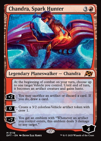 Magic: The Gathering - Aetherdrift - Chandra, Spark Hunter (116)