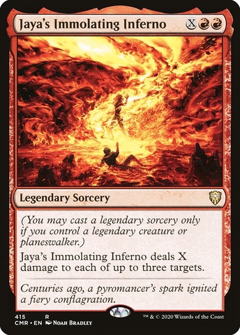 Magic: The Gathering - Commander Legends - Jaya's Immolating Inferno (415)