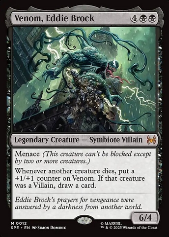 Magic: The Gathering - Marvel's Spider-Man Eternal - Venom, Eddie Brock (12) Foil