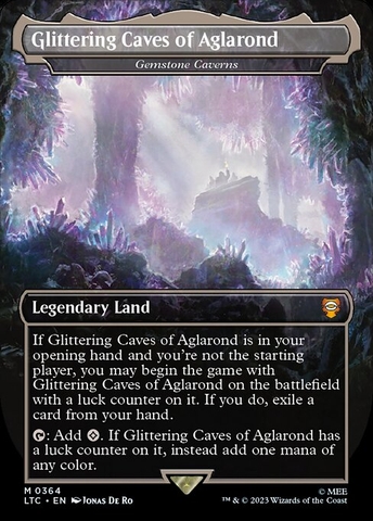Magic: The Gathering - Tales of Middle-earth Commander - Gemstone Caverns (364) Foil